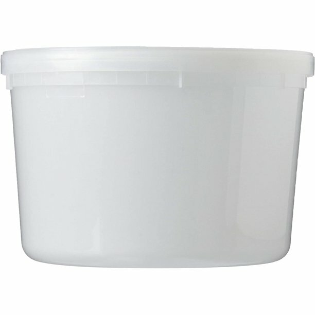 64oz. Heavy Duty Deli Food Containers Freezable Microwave Safe BPA Free 5-Pack