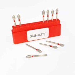 10Pcs Dental Diamond Burs FG For High Speed Handpiece 368-023F /379-023F/VP-21