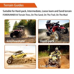 FORERUNNER 26×9-12 ATV Tires, All Terrain (Pack of 2, Tubeless)