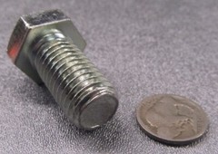 Tap Bolt, FT, 8.8 Zinc Plated Metric, M12 x 1.75 x 40 mm Length, 50 Pc