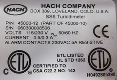 NEW HACH 45000-12 SURFACE SCATTER 6 CONTROLLER 4500012
