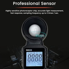 Light Meter Digital Illuminance Meter Luxmeter Luminometer Photometer 200000Lux