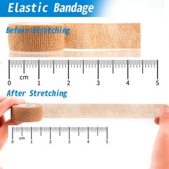 24 Pack Self Adherent Cohesive Wrap Bandages 1 Inches X 24 Count (Pack of 1)