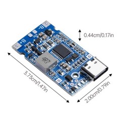 2/4/6pcs Type-C/Micro USB 2S 3S 4S BMS 18W 2A Li Li-ion Battery Charging Module