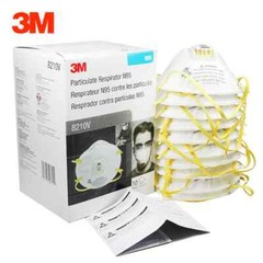 3M 8210V N95 Particulate Respirator Protection Masks Breathing Exhalation Valve