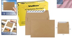 5×7 A7 Envelopes for Weddings and Baby Shower – 100 Pack