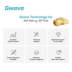 2.4mm Female Connector End Launch Suit for PCB Thickness 0.9mm, DC – 50GHz