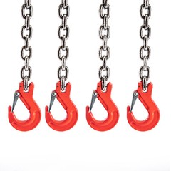 5/16″ Lifting Chain Sling G80 Spreader 4-Leg with Grab Hooks Tagged USA SALE!