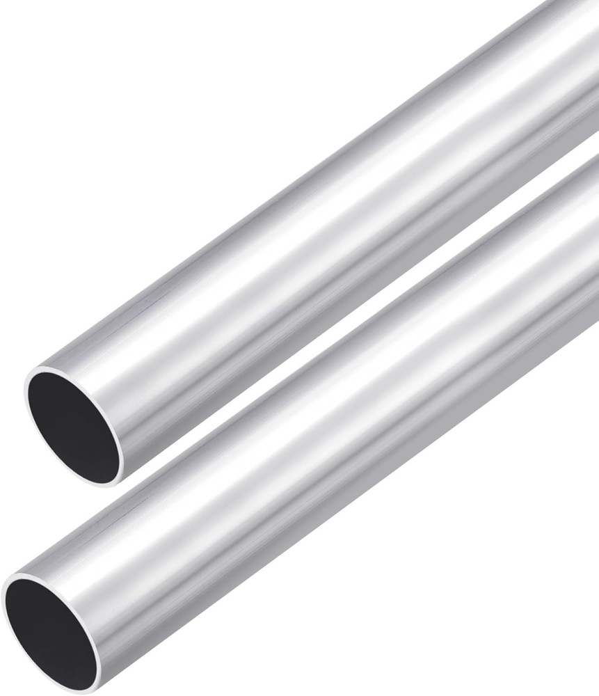 2-Pack 6063 Aluminum Tubing 22mm OD x 20mm ID for Versatile DIY Projects