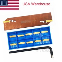 USA SMGB26-2 + MGMN200 Steel Grooving Tool with Gold TiN Coating & Cutter Plate​