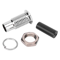 20Pcs/set LED Holder Bezel Mount Brass Light-Emitting Diode Flat Metal Base 3mm