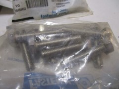 M10-1.5 x 50mm DIN 933 A2-70 Stainless Steel Hex Cap Screw QTY 10
