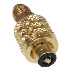 Yellow Jacket 19124 A2L Bottle Adapter 1/4″ LH FFL to 1/4″ RH MFL Straight