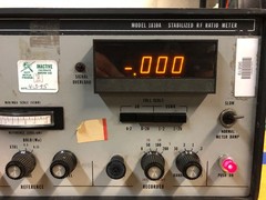 1A – Weinschel Engineering 1801A Stabilized RF Ratio Meter
