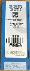 Ingersoll CNMG432 TT7310 Carbide Turning Insert Medium-Heavy Machining 50 Count