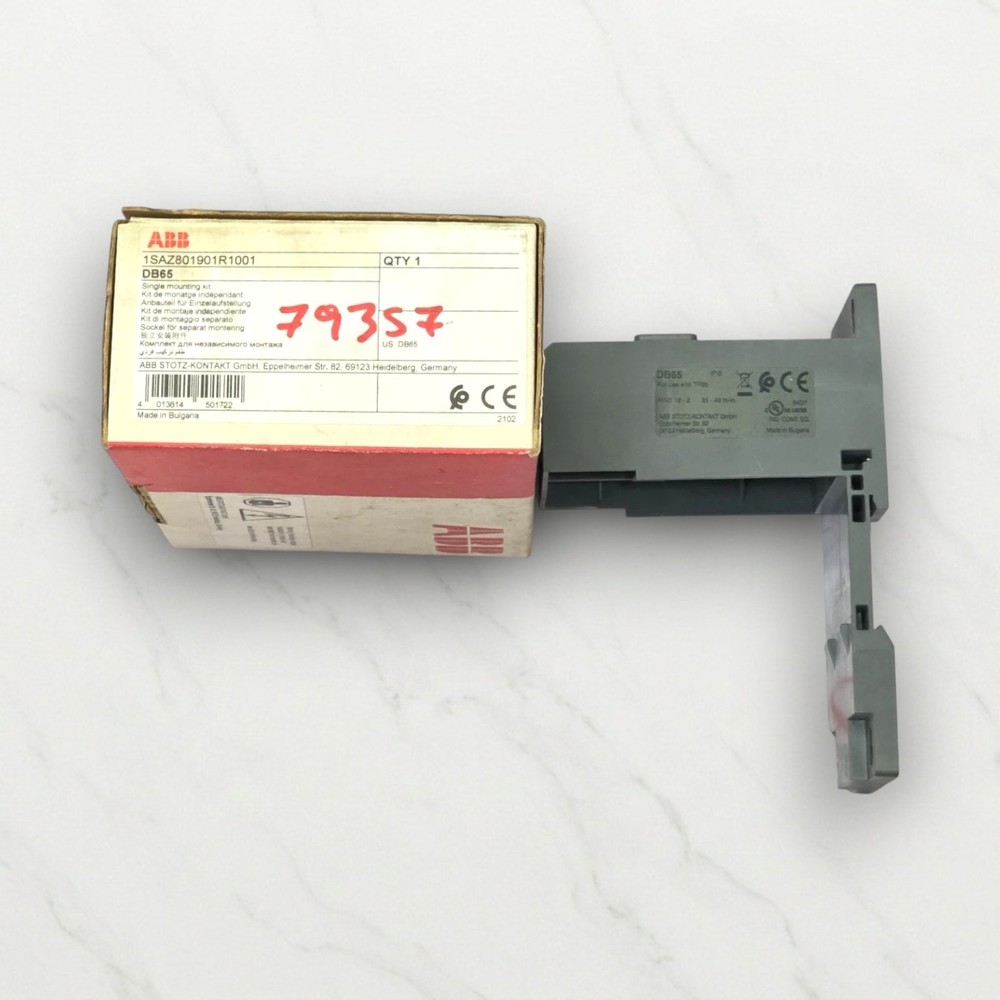 ABB DB65 ASAZ801901R1001 SINGLE MOUNTING KIT FREE FAST SHIPPING