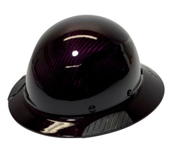 Custom Translucent Purple Carbon Fiber Lift DAX Carbon Fiber HDC-15KG FB HardHat