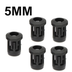 3mm 5mm 8mm 10mm LED Black Plastic Lamp LED Diode Holder Black Clip Bezel Mount