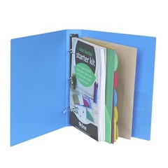 C-Line Mini Binder Starter Kit: Binder Index Dividers Filler Paper Color Varies