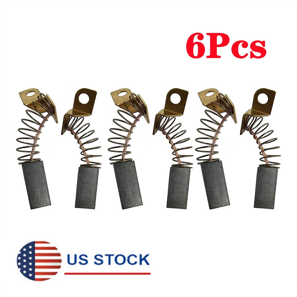 6Pcs Motor Carbon Brushes For Porter Cable 7800 Drywall Sander N119739,879058 US