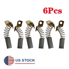 6Pcs Motor Carbon Brushes For Porter Cable 7800 Drywall Sander N119739,879058 US