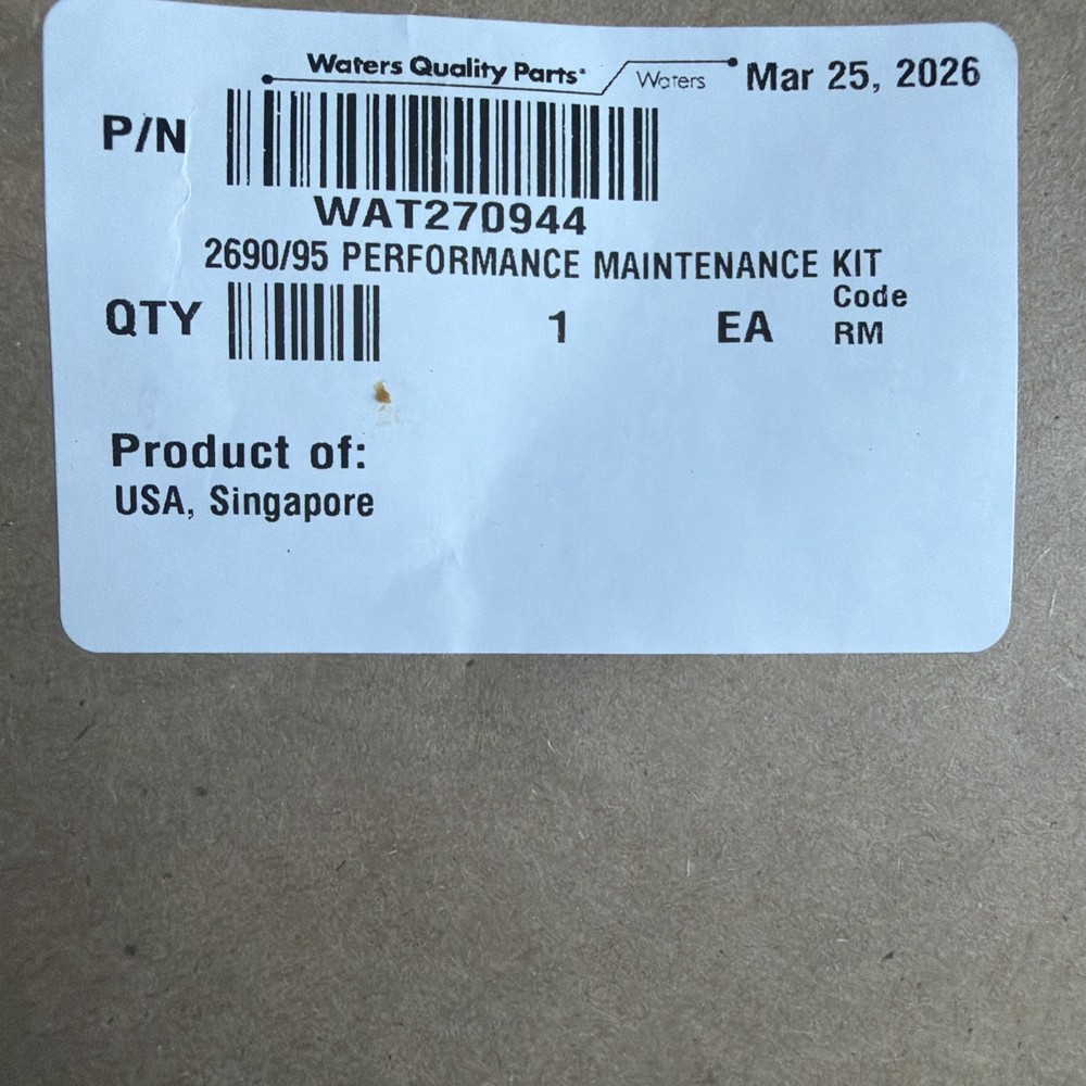 Waters WAT270944 PM Kit | 2690/2695 | New Sealed