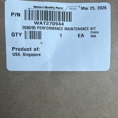Waters WAT270944 PM Kit | 2690/2695 | New Sealed