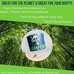 Bampoo Premium 100 Bamboo Pulp Toilet Paper Unbeached 3 Ply – 370 Sheets Per