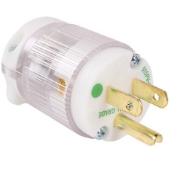 15A 110V Hospital Grade Male Plug 120 Volt Equipment Power Cord End Repair 5-15P