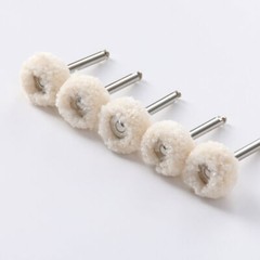 Dental Polishing Brush Wheel Goat Hair/Felt/Cotton – Contra Angle RA Latch Type