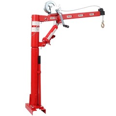 Hydraulic 1000LBS Pickup Truck Crane 360° Swivel Hoist Lift 38″-59″ for Factory