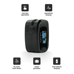 Finger Pulse Oximeter Meter SpO2 Heart Rate Monitor Blood Oxygen Saturation FDA