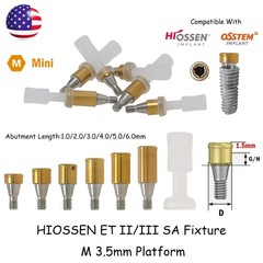 US Osstem HIOSSEN ET Mini Locator Overdenture Abutment Locator Male Caps Tool