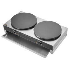 Uimoso 16-Inch Electric Crepe Maker, Commercial Machine, 3400W, AC120V 60Hz