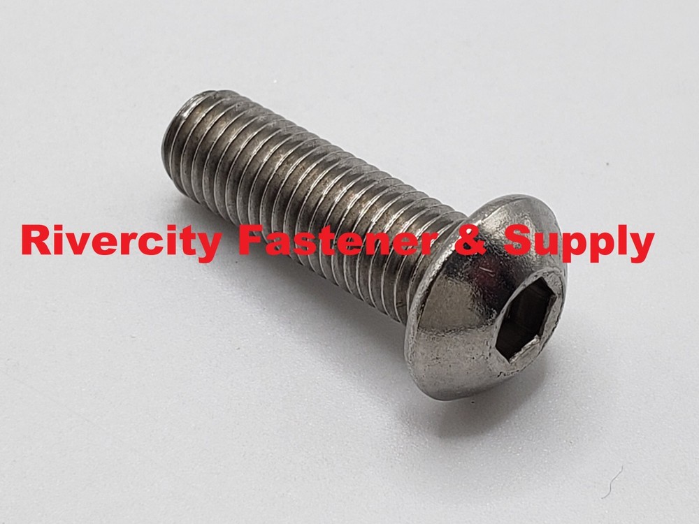 5/16-24×1 Stainless Button Allen Head Bolts 5/16×24 x 1.0 Screws 5/16×24 x 1″