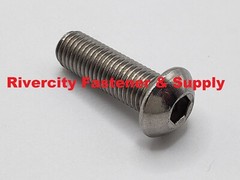 5/16-24×1 Stainless Button Allen Head Bolts 5/16×24 x 1.0 Screws 5/16×24 x 1″