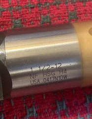 1-1/2-12 Tap HSG H4 TiN 6-Flute USA 🇺🇸 NOS