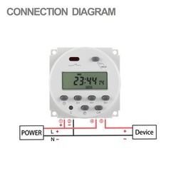 Baomain CN101A AC 110V Digital LCD Power Programmable Timer Time Switch Relay