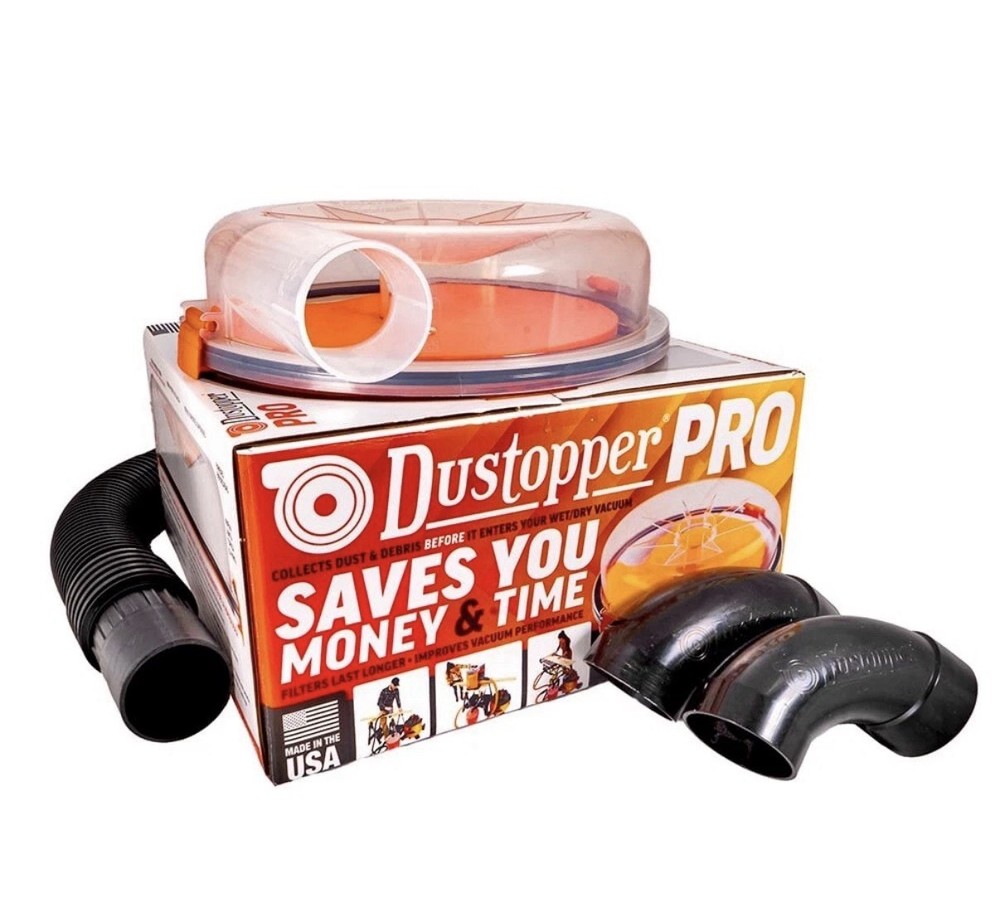 OFFICIAL Dustopper PRO – Low-Profile Dust Separator for Wet/Dry Vacs – Full Unit