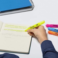 SHARPIE Accent Tank-Style Highlighters 25876 Assorted Colors – 6 Pack