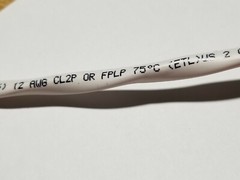 All Star Cable P0212B2 12/2C Twisted Pair Plenum Speaker/Audio Cable White /50ft
