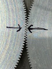 1 UNKNOWN ALUMINUM SPUR GEAR 64 PITCH 256 TEETH 1/2” BORE .200” FACE 20 DEG. PA