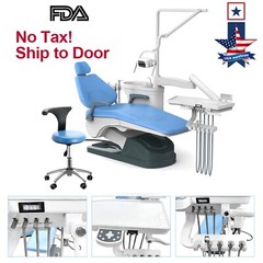 Dental Portable Unit Chair DC Motor Hard Leather Patient Chair Kit FDA TJ2688-A1