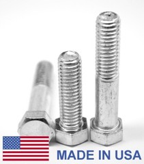 5/8″-18 x 1 1/2″ (FT) Fine Grade 5 Hex Cap Screw (Bolt) – USA Zinc Plated