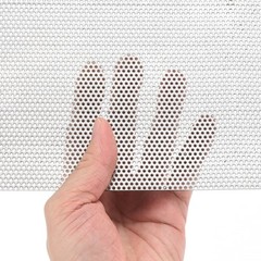 15.8″x7.9″ 304 Stainless Steel Perforated Sheet 0.06″ Hole Metal Mesh Plate