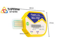 Deltatrak (10 Pack) 85 Days USB Temperature Data Logger Recorder Yellow