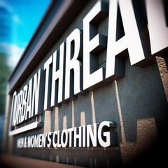 𝑵𝓙̶ Custom Channel Letters Sign, 3D LED Storefront Logo, Acrylic Metal PVC