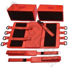 Emergency Spine Board Reusable Head Immobilizer for Backboard W/Straps