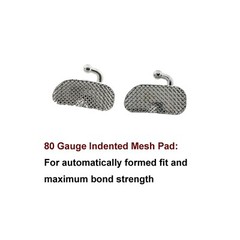 80pcs Dental Orthodontic Buccal Tubes 1st 2nd Molar Roth MBT 022 3G ortodoncia