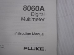 Fluke 8060A Digital Multimeter 632661 Rev 5, 1/93